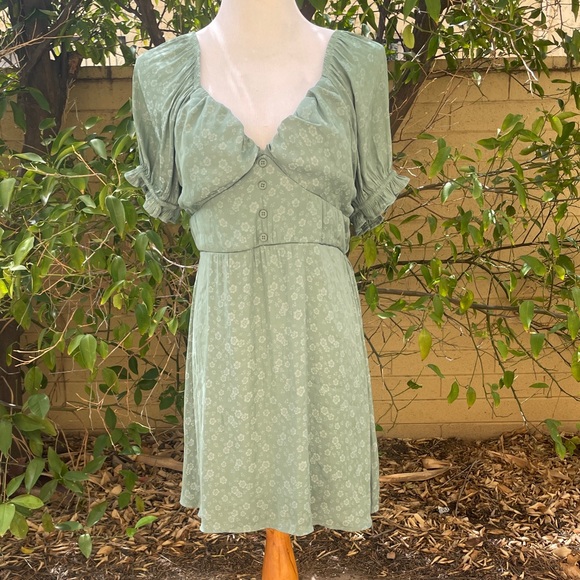 Wild Fable Light Green Mini Dress - Picture 1 of 6